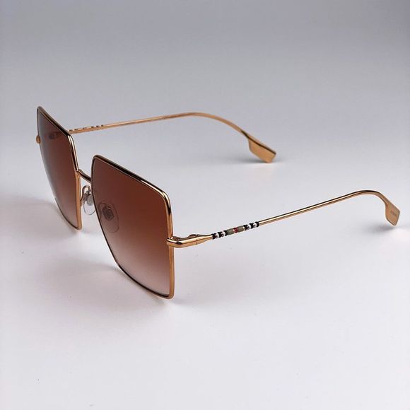 Burberry BE3133 DAPHNE 133713 Sunglasses Gold Pink Square Women main image 12